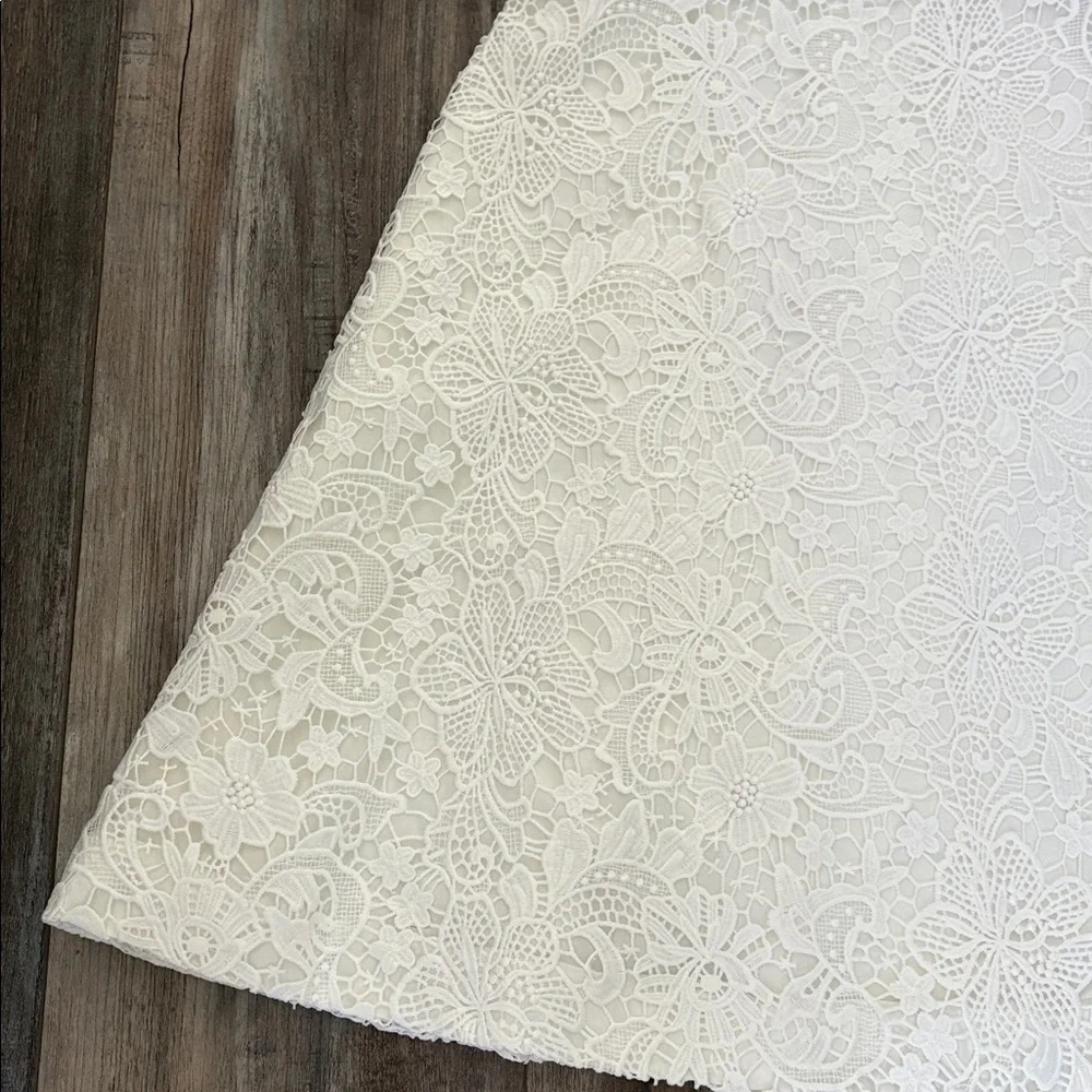 LILLY PULITZER Sienna white lace strapless dress - Picture 4 of 8